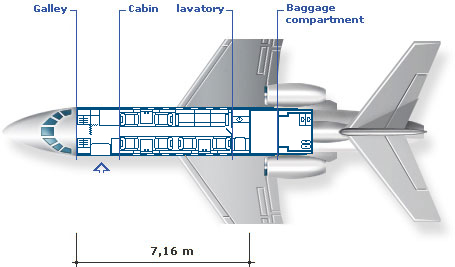 volo privato sul Dassault Falcon 50 EX